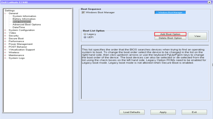 Dell Latitude Bios