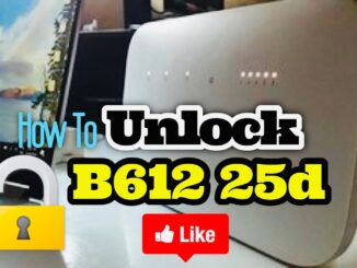 Unlock Huawei B612s 25d